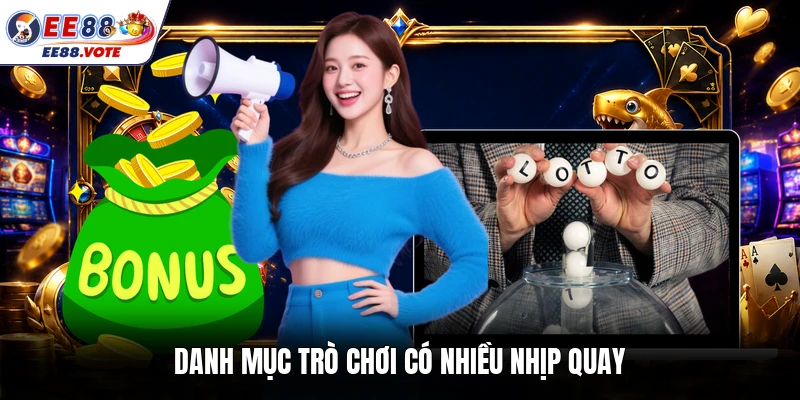 Danh mục trò chơi có nhiều nhịp quay