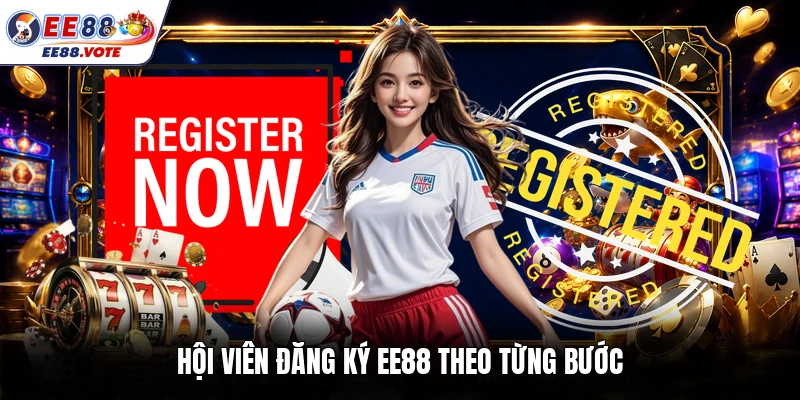 Hội viên đăng ký EE88 theo từng bước